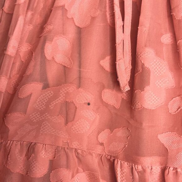 LC Lauren Conrad Ceramic Rose Button-Front Short Dress Size Small - Picture 3 of 8